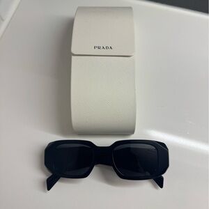 PRISTINE Prada Black Symbole Sunglasses